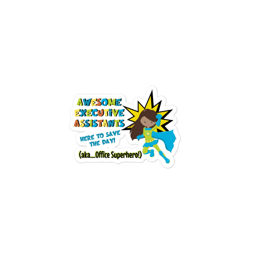 Save the Day! Bubble-free stickers
