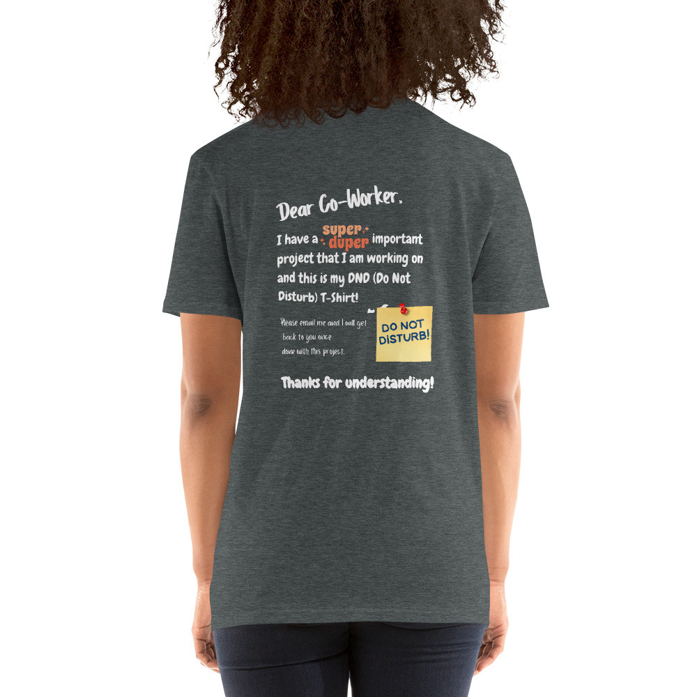 DND Message Short-Sleeve Unisex T-Shirt