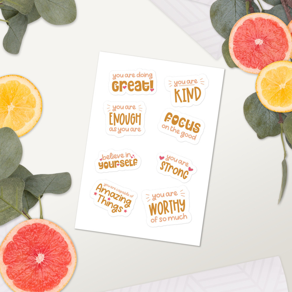 Inspirational Sticker sheet