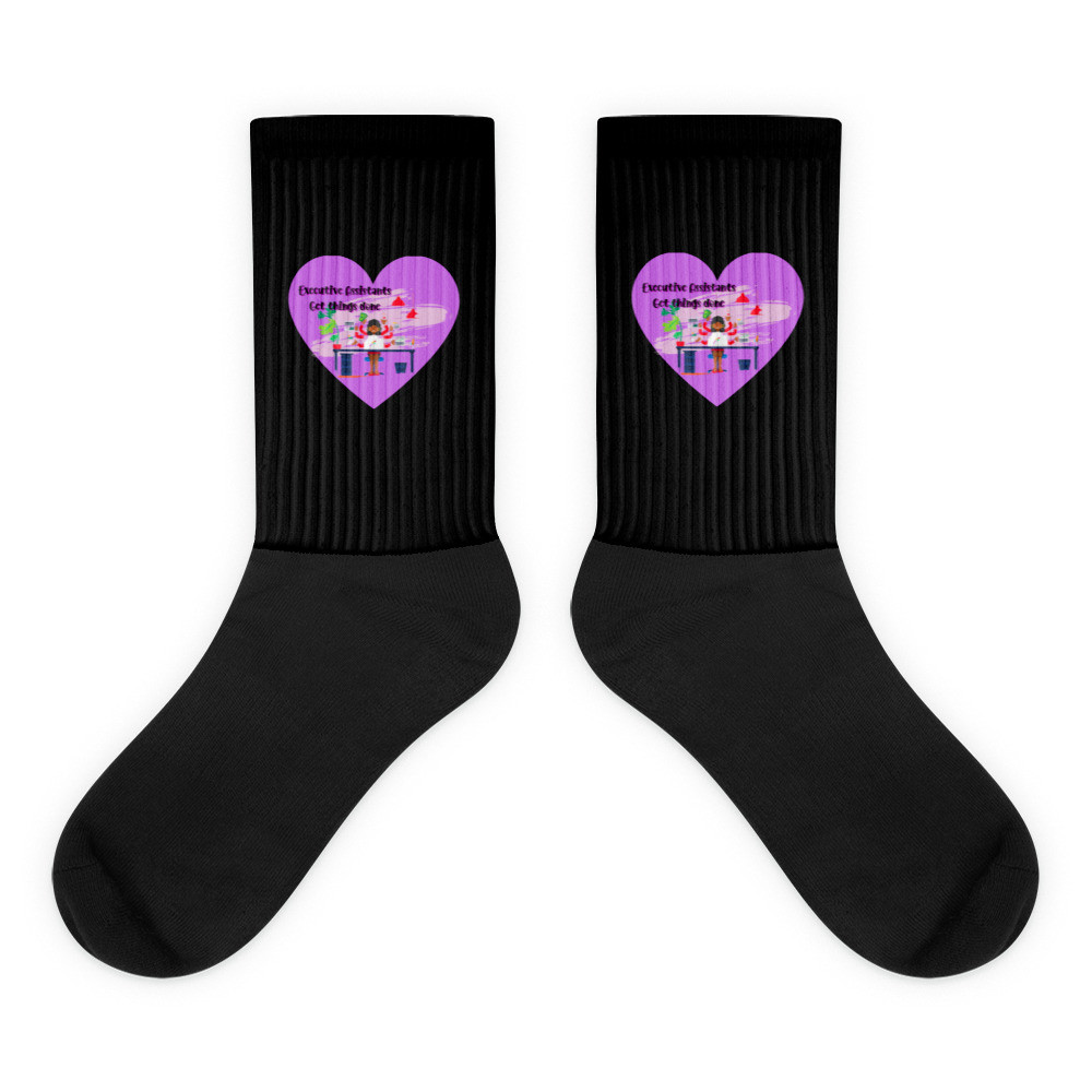 Executive Assistant Heart Socks