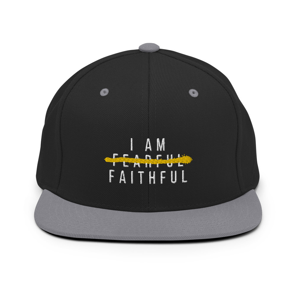 I Am Faithful Collection Snapback Hat