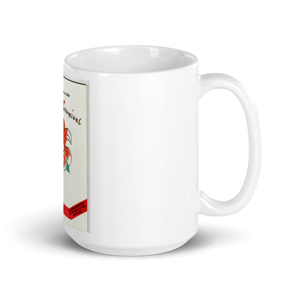 White glossy mug