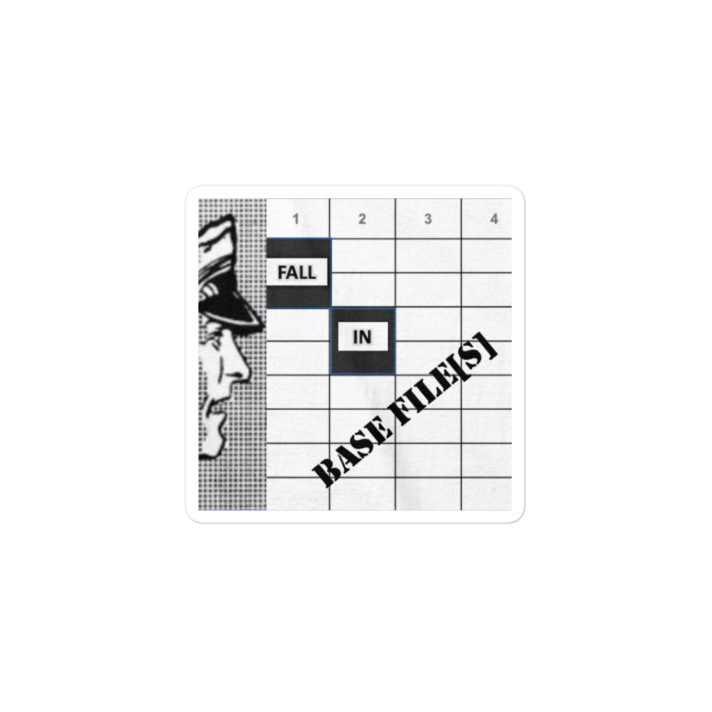 Base File[s] FALL IN Bubble-free stickers