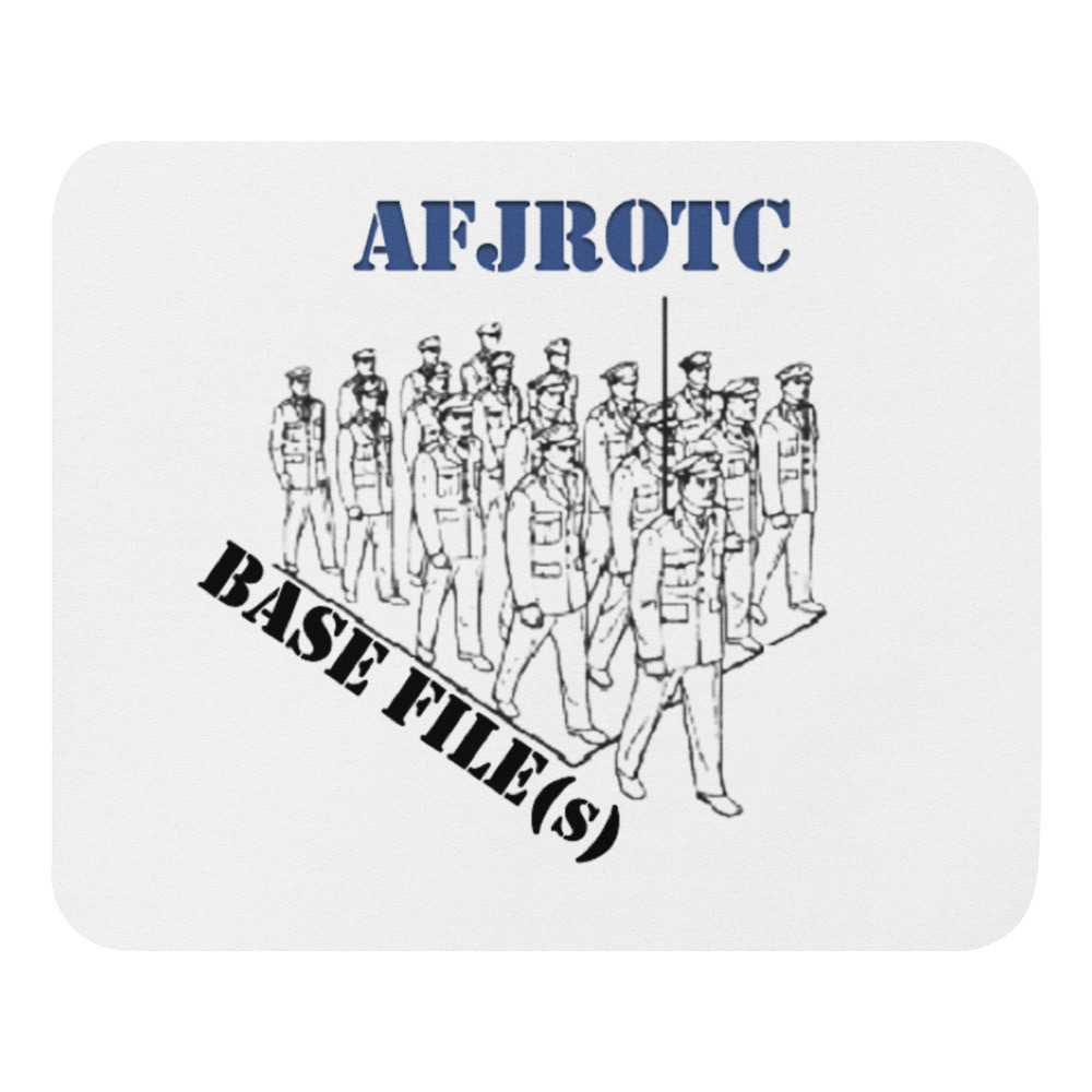 AFJROTC Base File[s] Mouse pad