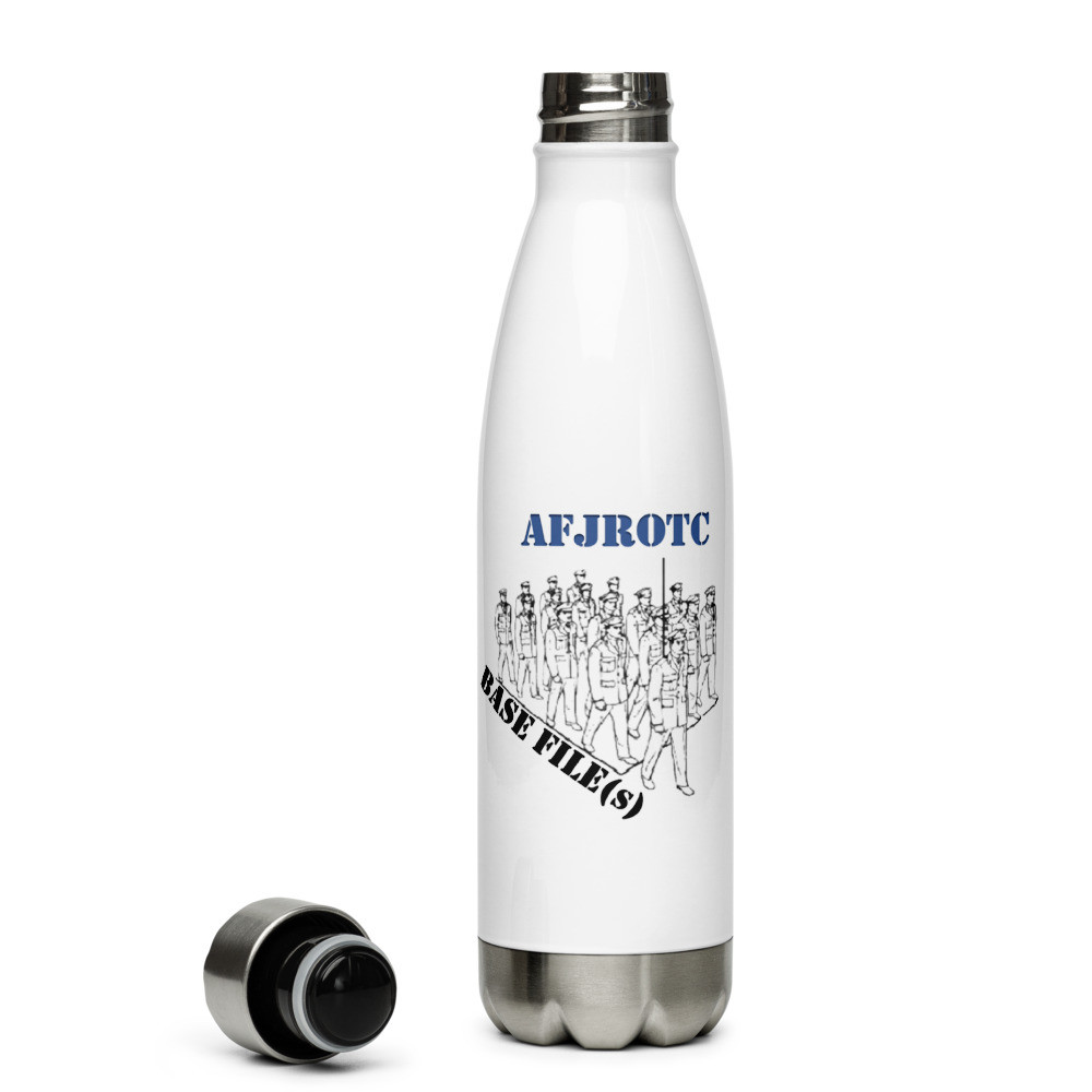 AFJROTC Base File[s] Stainless Steel Water Bottle