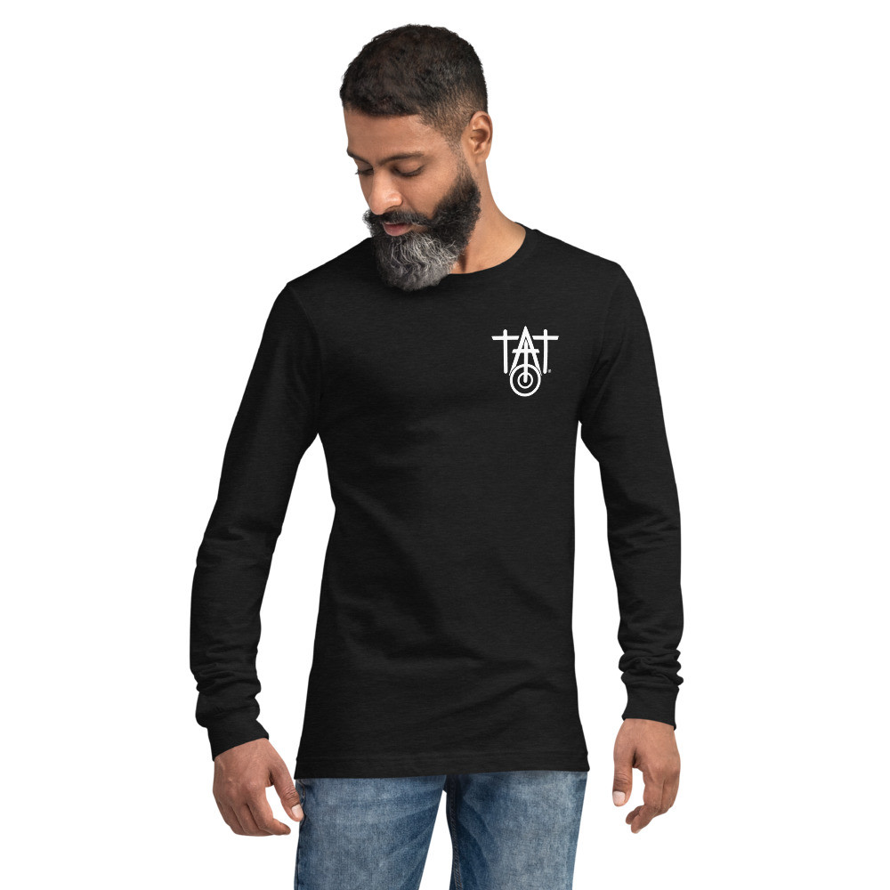 Sacred Saint Tattoos Tombstone Unisex Long Sleeve Tee