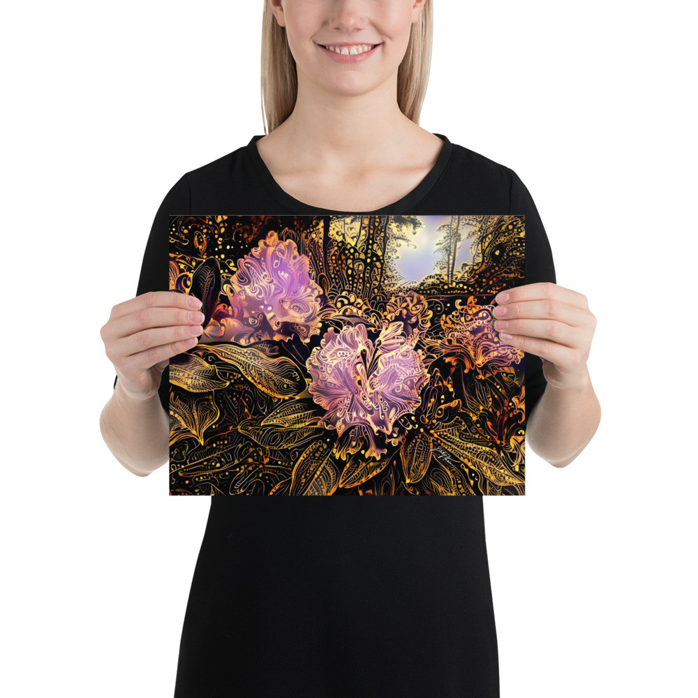 Rhodys in the spring-Poster