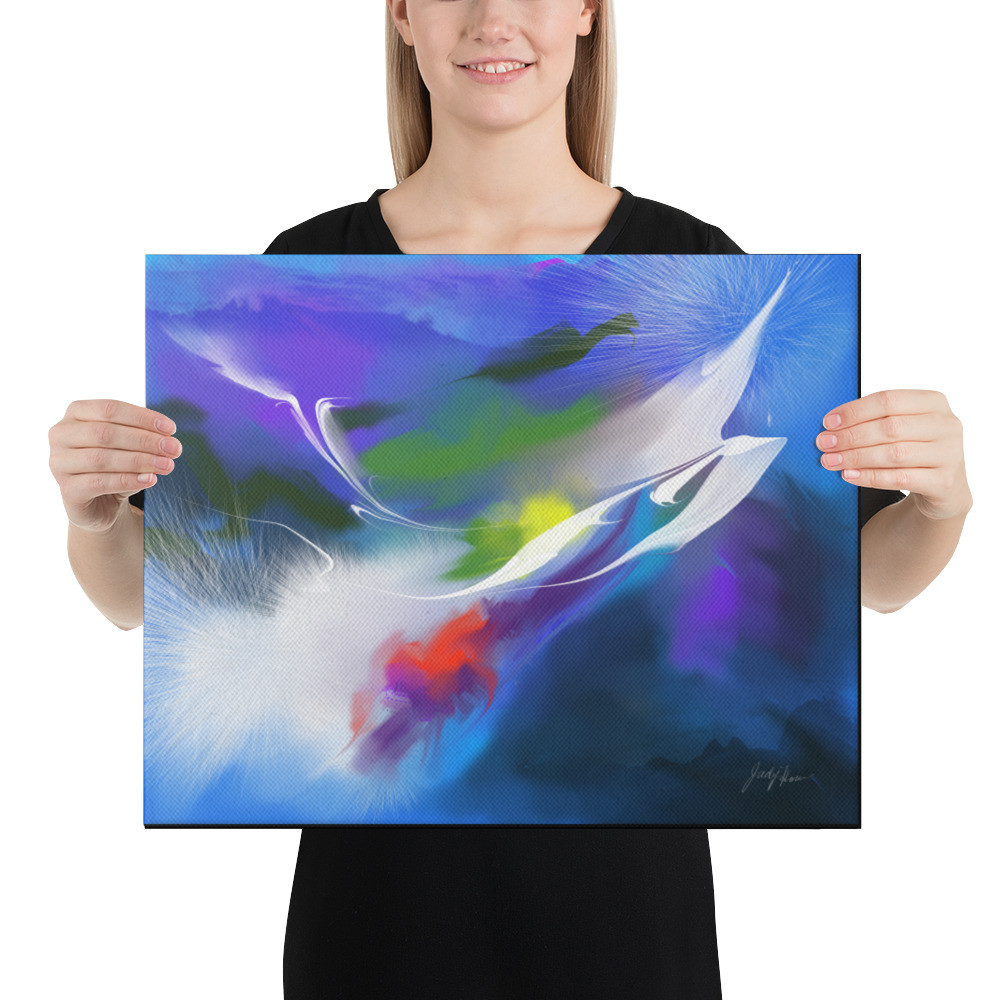 Storm at the Jetty Canvas