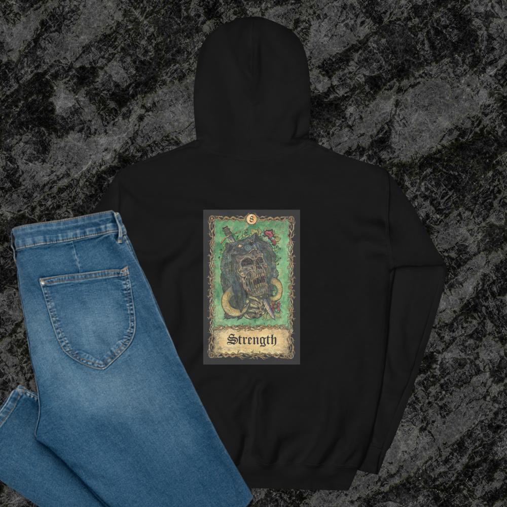 Strength Tarot Unisex Hoodie