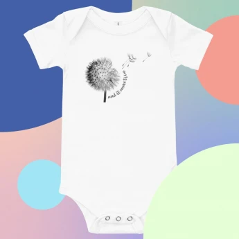 Dandelion Wish Baby one piece