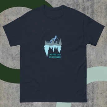 I Am Not Lost, I'm Exploring Men's heavyweight tee