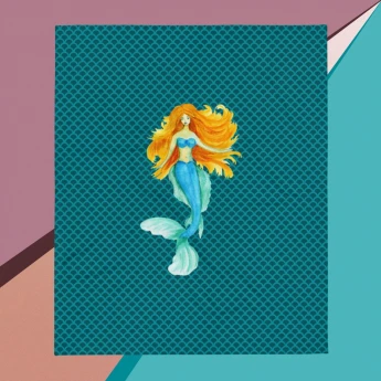 Mermaid Throw Blanket