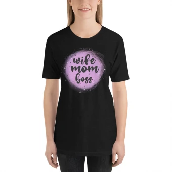 Wife Mom Boss Unisex t-shirt