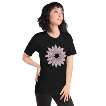Pink Flower Unisex t-shirt