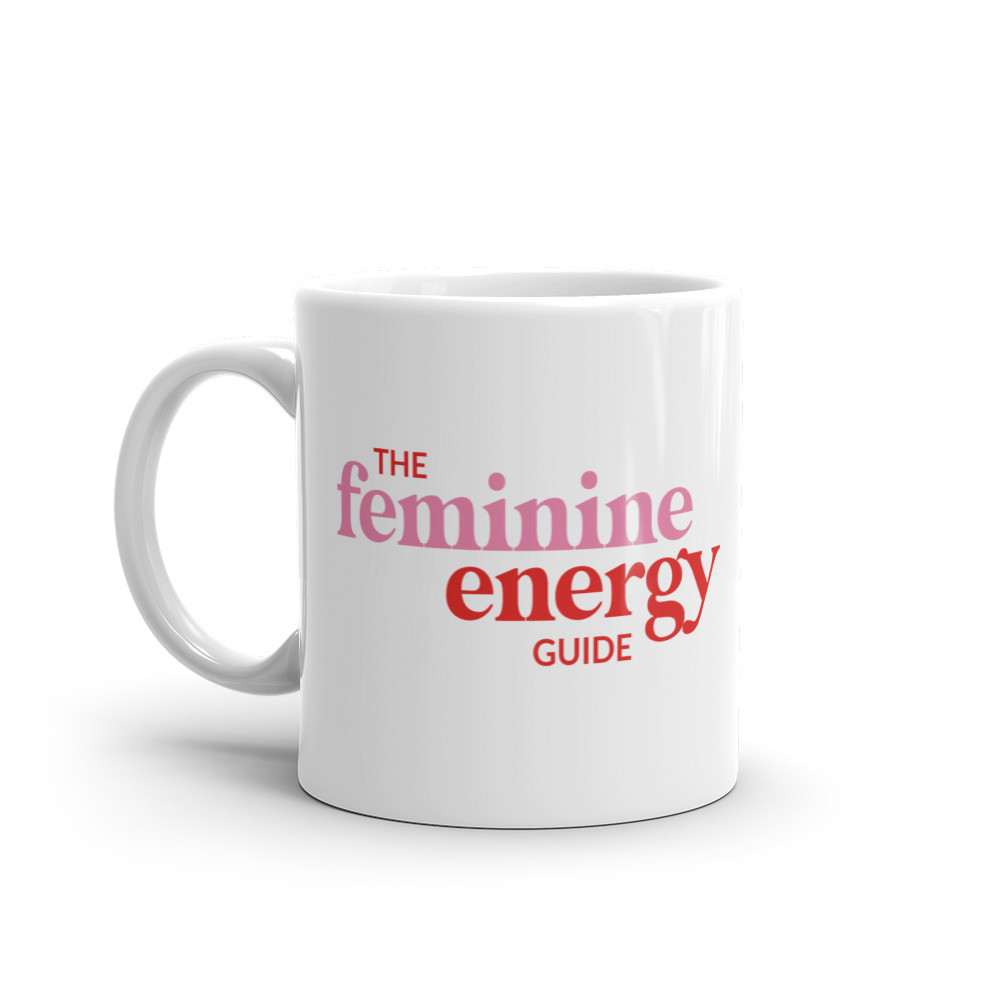 Feminine Energy Guide Mug Red and Pink 11oz or 15oz