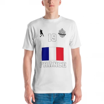 France Football Soccer National Team #19 Men’s T-shirt