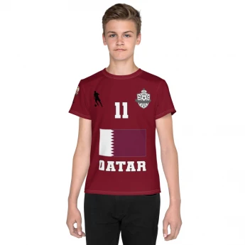 Qatar Soccer Football National Team 2022 Jersey #11 Youth Shirt