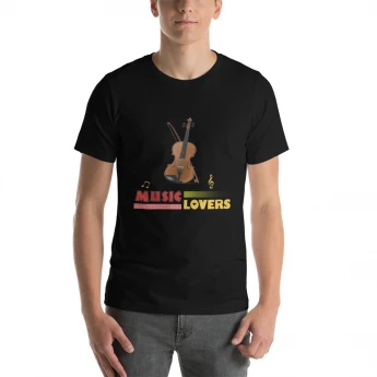 Music Lovers Musical Instruments | Elegant Violin Cello Unisex T-shirt