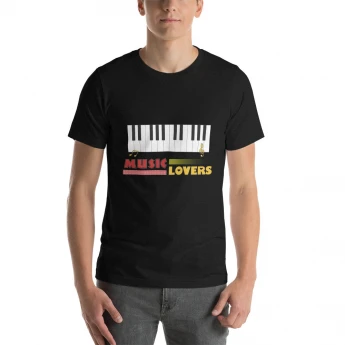 Music Lovers Musical Instruments | Piano Keyboard Cool Unisex T-shirt