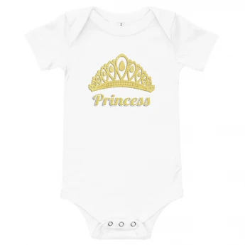 Princess Golden Crown | Adorable Baby Onesie Bodysuit