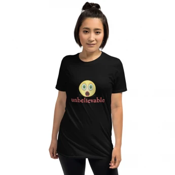 Unbelievable | Cute Emoji Face Unisex T-Shirt