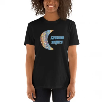 Arabian Nights | Oriental Crescent Moon & Stars | Cool Unisex T-Shirt