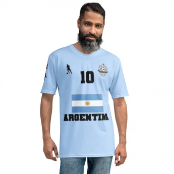 Argentina Soccer Football National Team #10 T-shirt