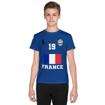 France Soccer Football National Team 2022 Jersey #19 Youth Shirt