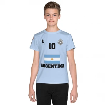 Argentina Soccer Football National Team Jersey #10 Youth Shirt
