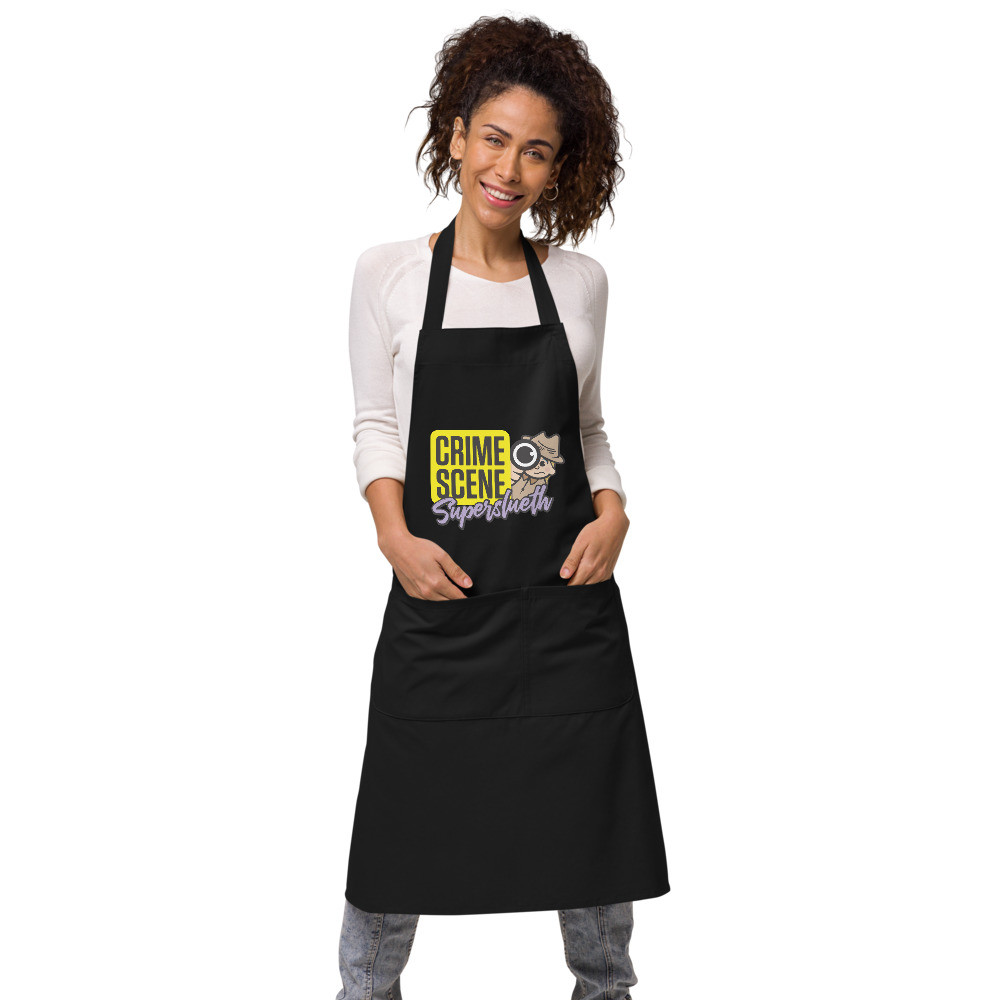 CSI Super Sleuth Purple (Female) Organic Cotton Apron