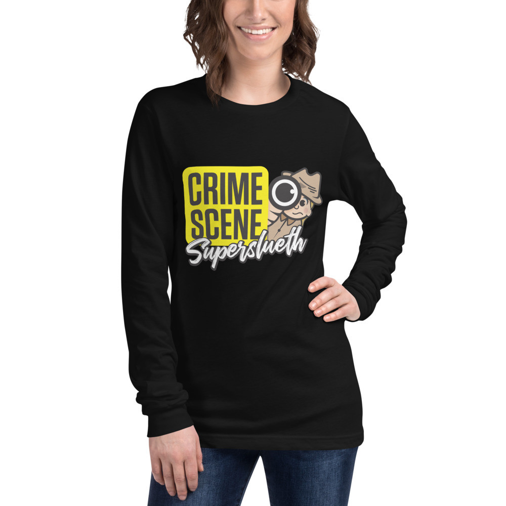 CSI Super Sleuth White (Female) Unisex Long Sleeve Tee