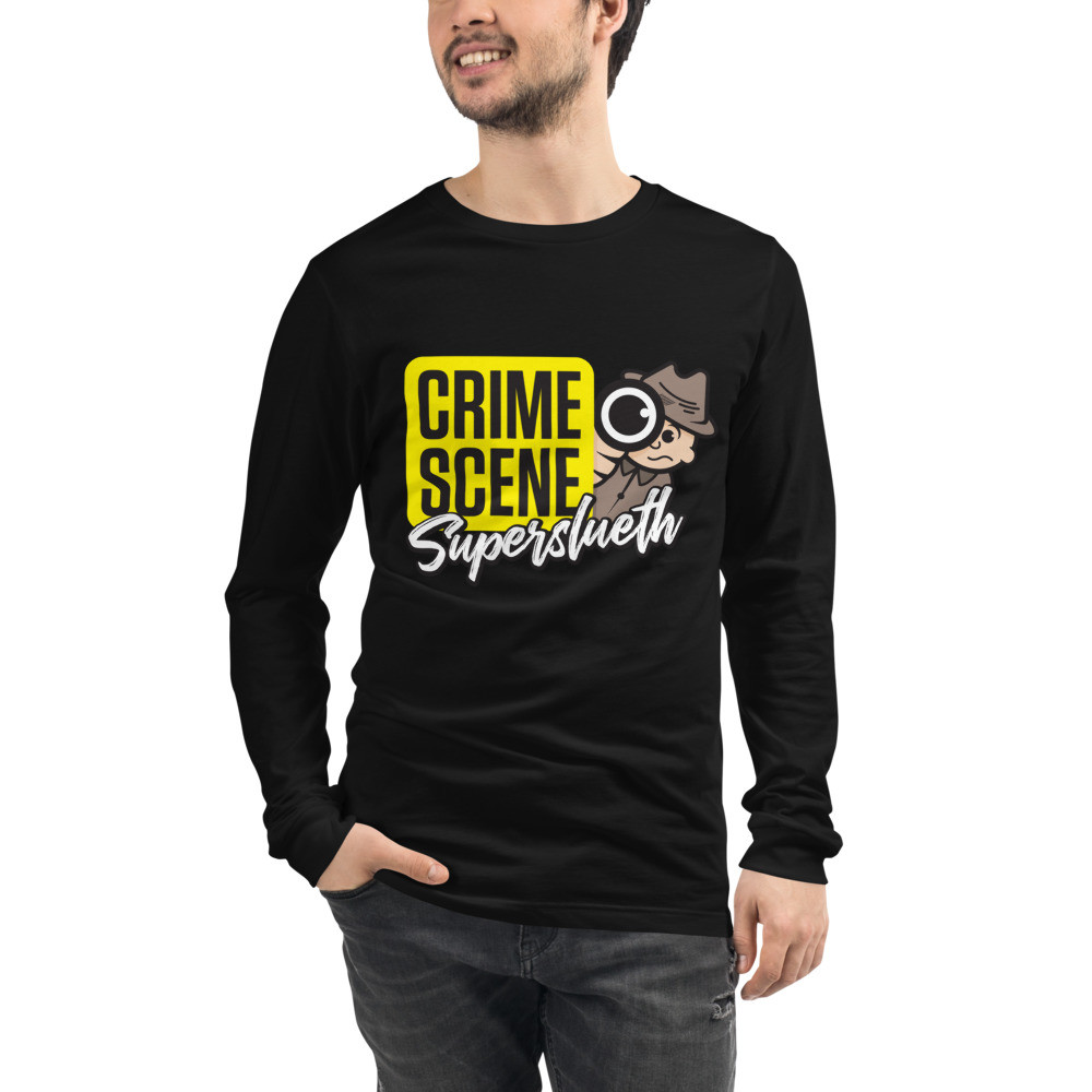 CSI Super Sleuth White (Male) Unisex Long Sleeve Tee