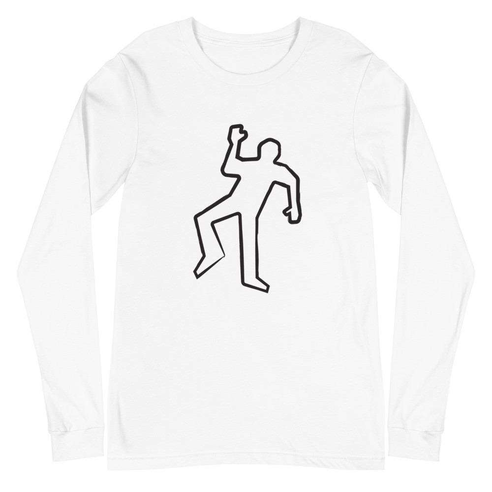 Dead Fred Black Print Unisex Long Sleeve Tee
