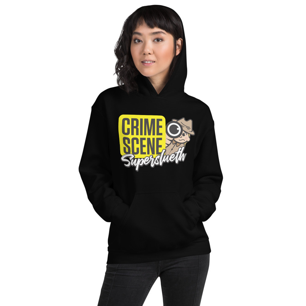 CSI Super Sleuth White (Female) Unisex Hoodie