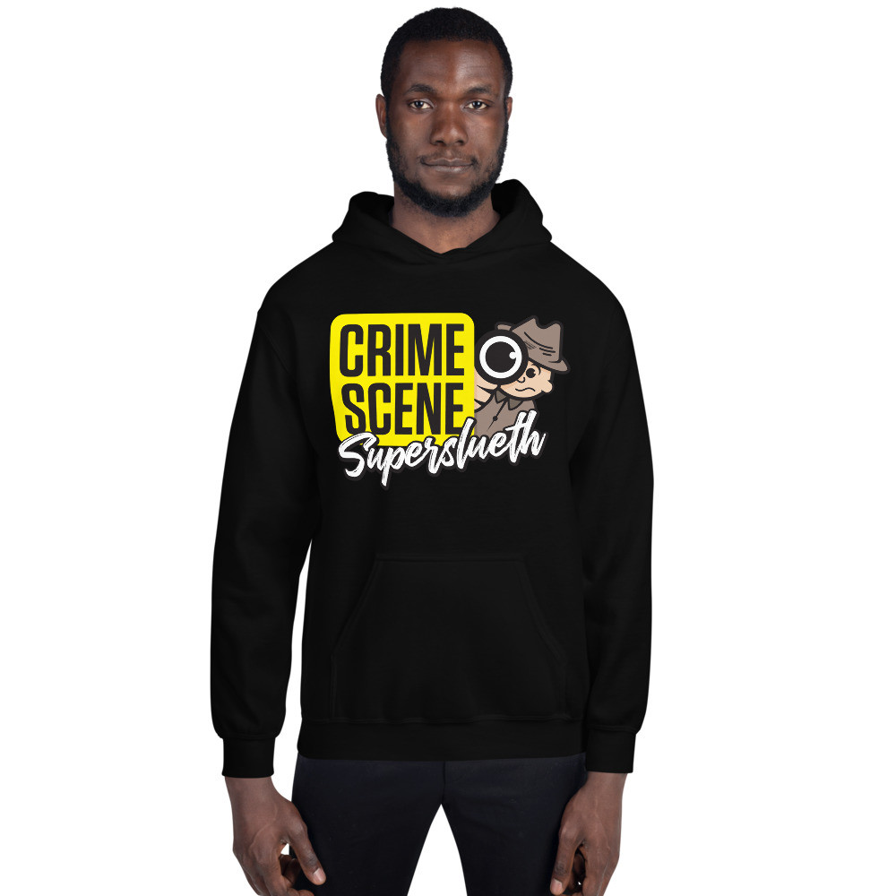 CSI Super Sleuth White (Male) Unisex Hoodie