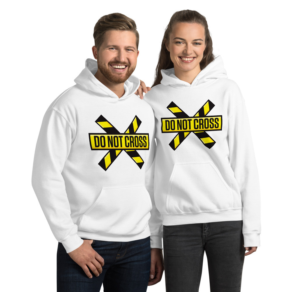 Crime Scene Do Not Cross (No Border) Print Unisex Hoodie