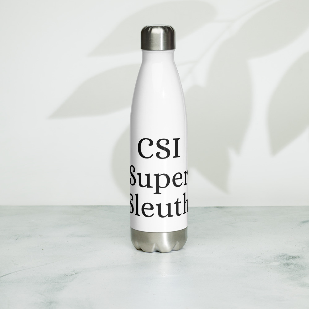 CSI Super Sleuth Stainless Steel Water Bottle