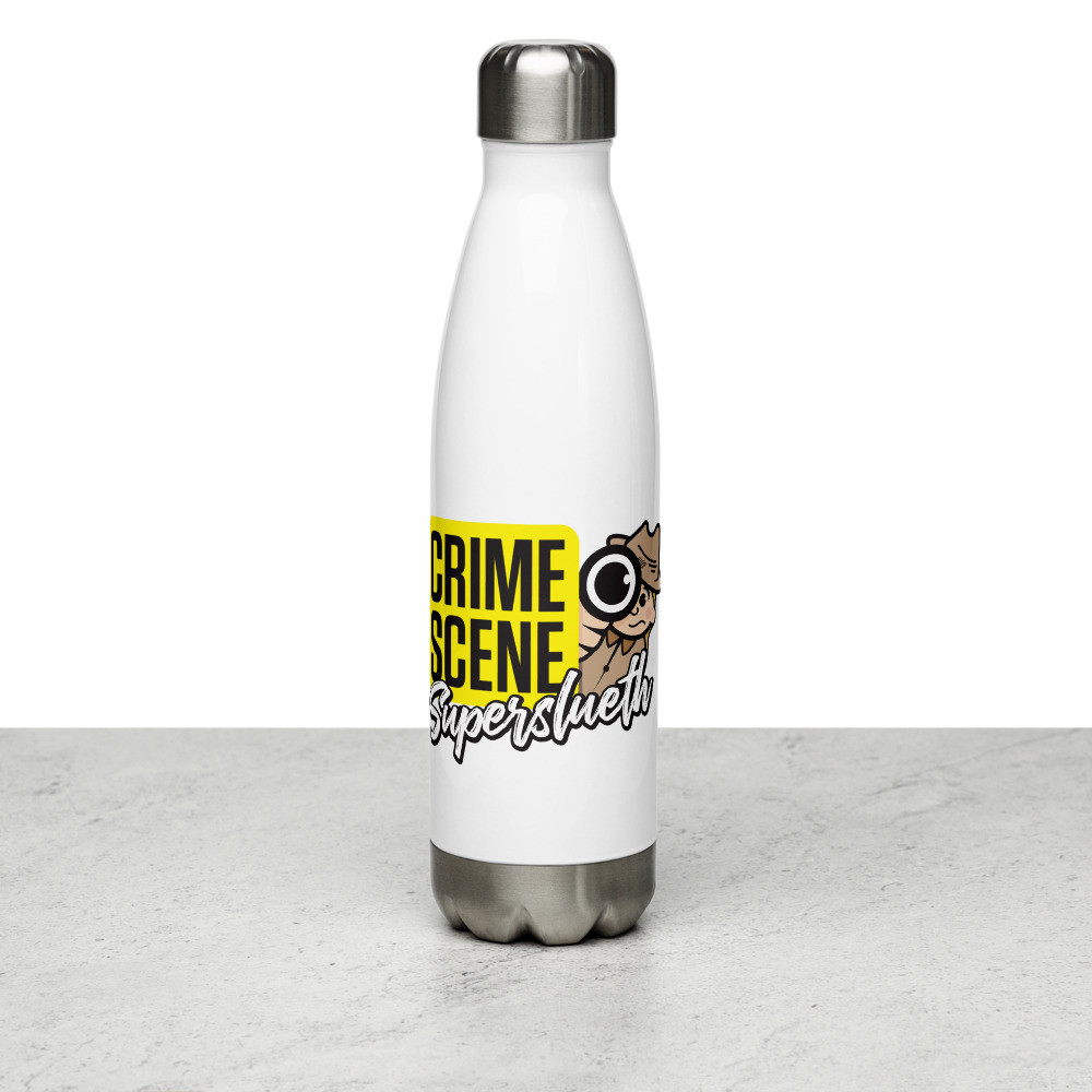 CSI Super Sleuth White (Female) Stainless Steel Water Bottle