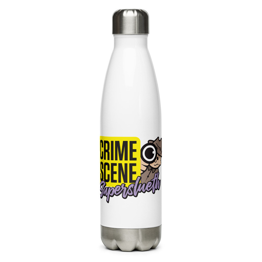 CSI Super Sleuth Purple (Male) Stainless Steel Water Bottle