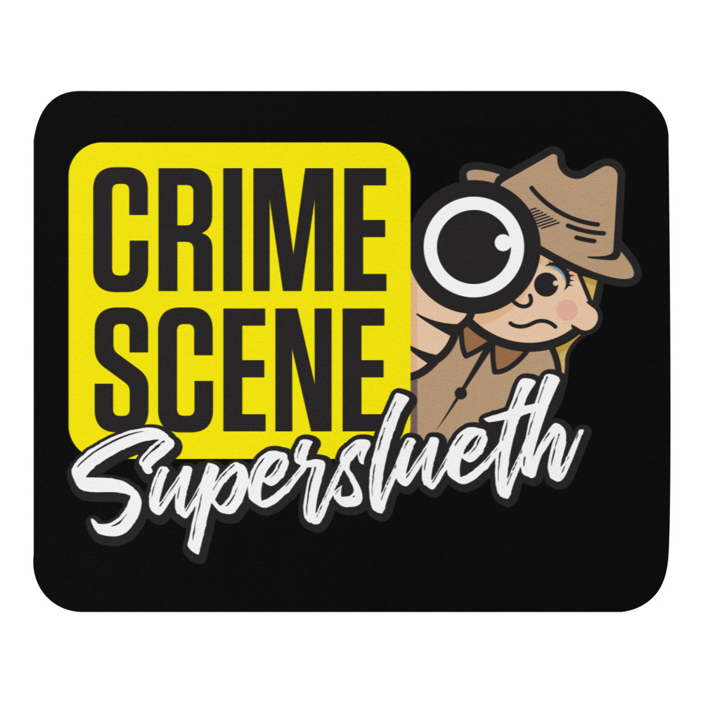 CSI Super Sleuth White (Female) Mouse Pad