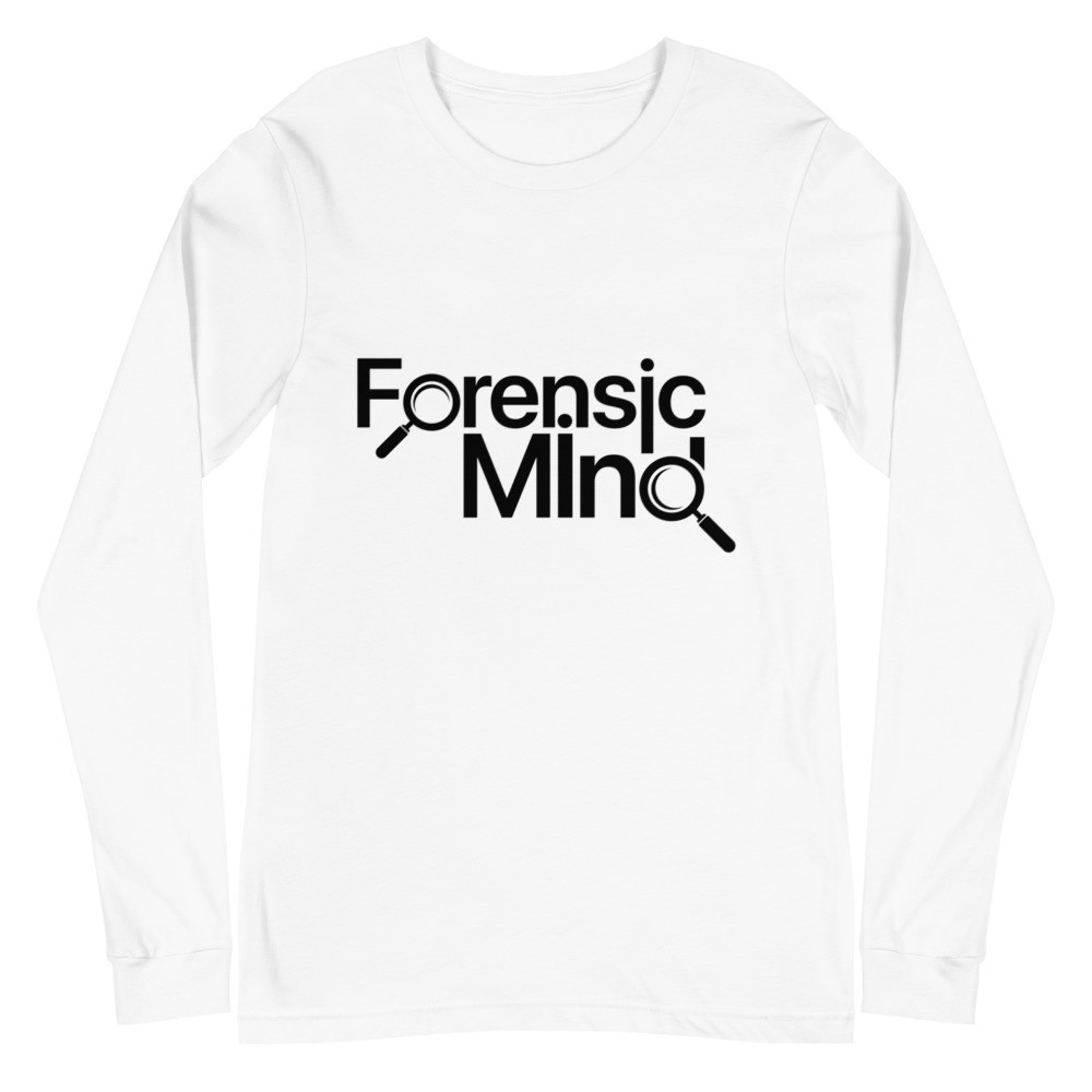 Forensic Mind Black Unisex Long Sleeve Tee