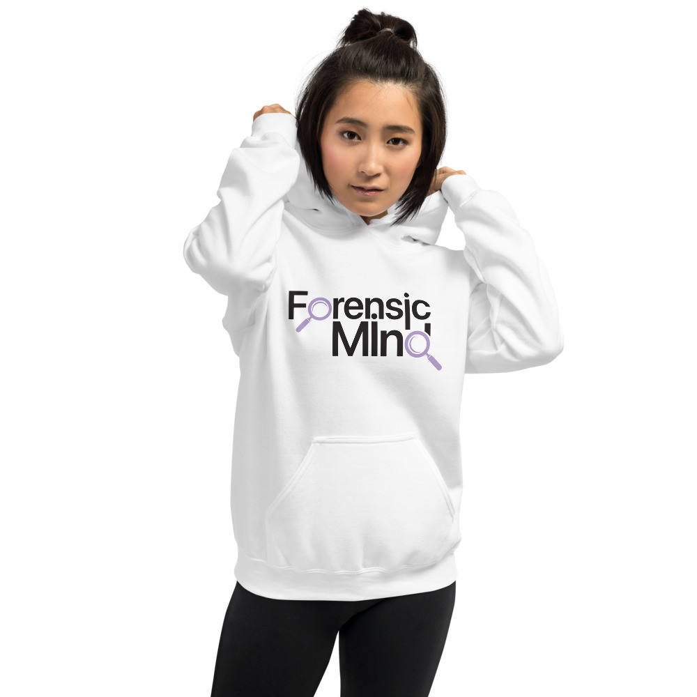 Forensic Mind Purple and Black Unisex Hoodie