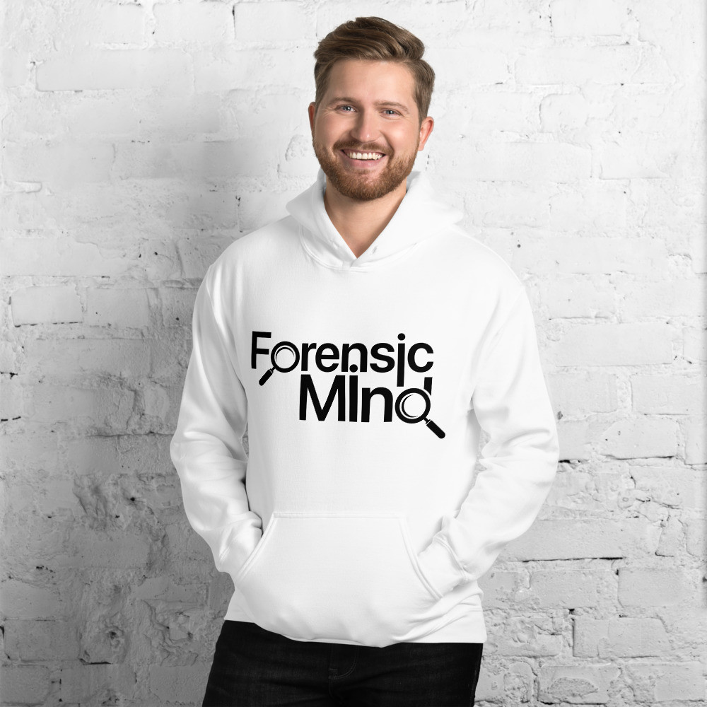 Forensic Mind Black Unisex Hoodie