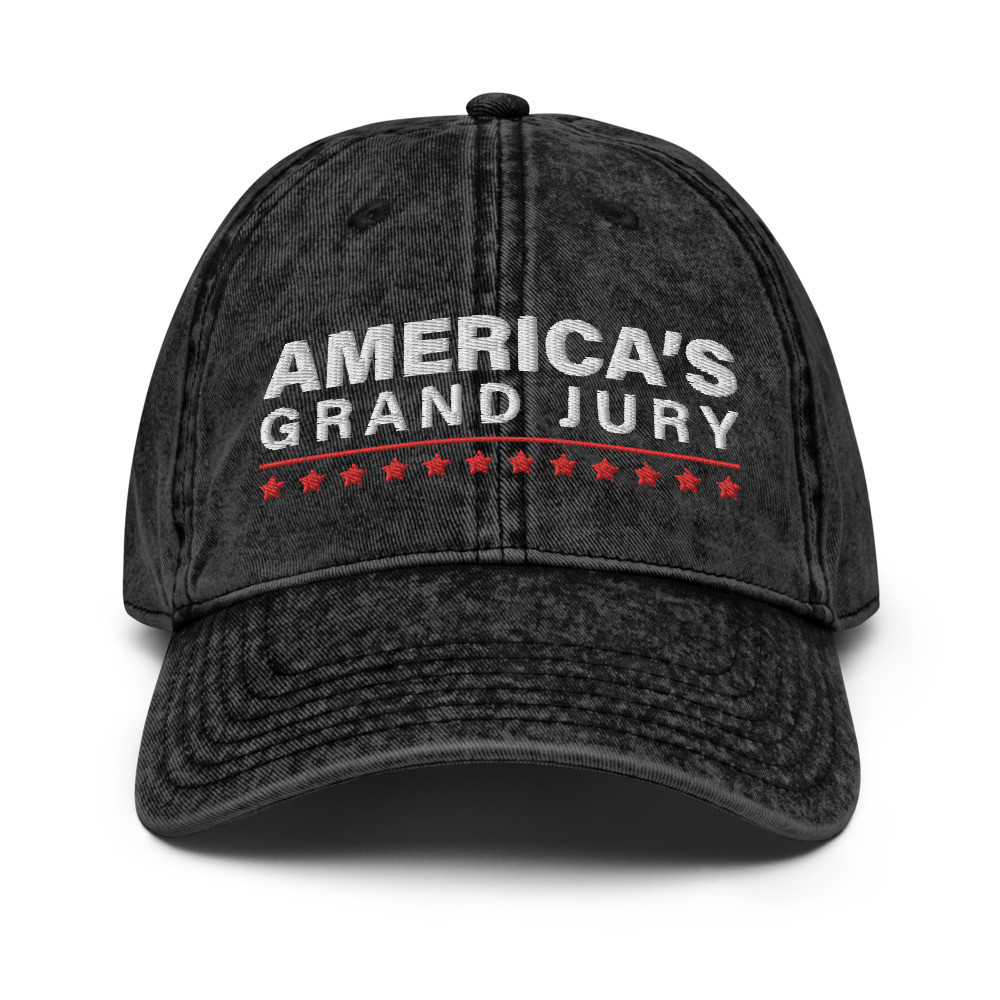 America's Grand Jury ~ Vintage Cotton Twill Cap