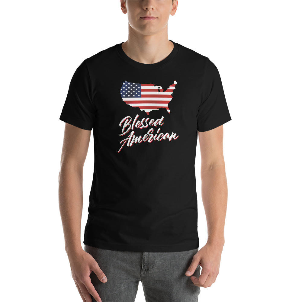 Blessed American Short-sleeve Unisex T-shirt