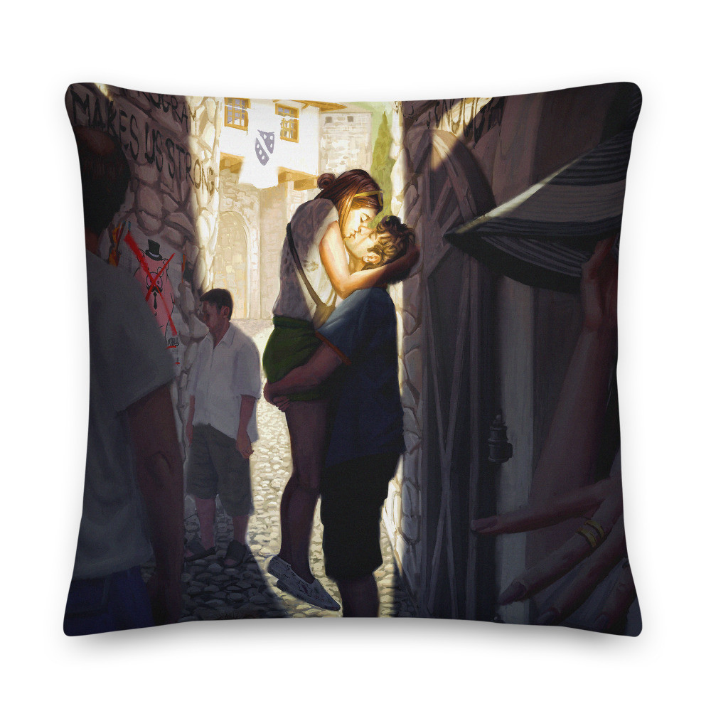 "You had me at Hello World" pillow