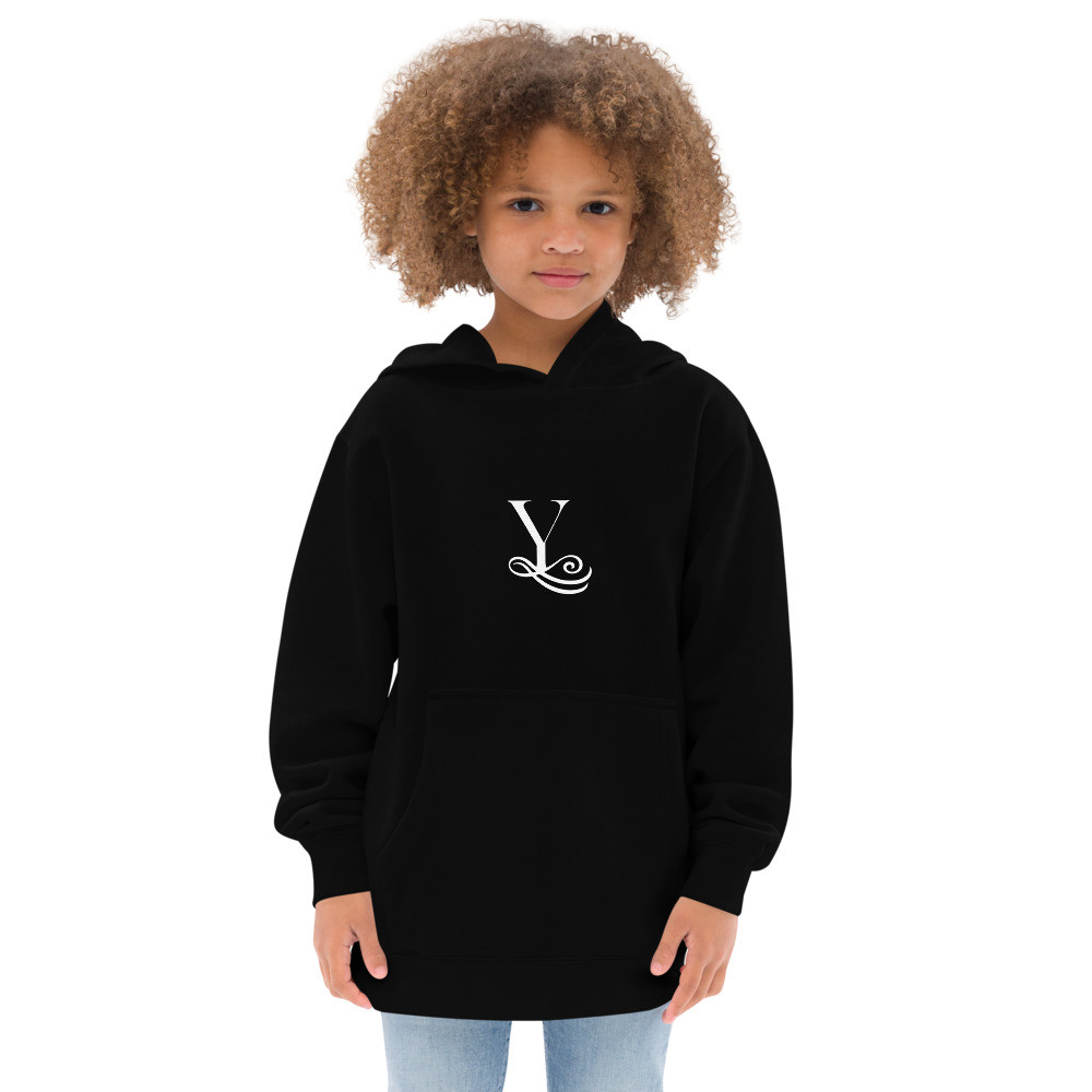 Capital Letter Y Kids Fleece Hoodie