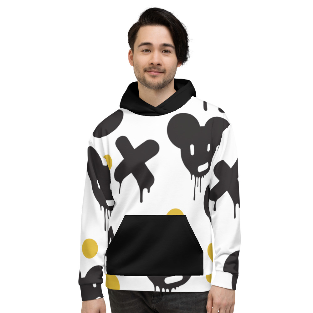Black & Gold Unisex Streetwear Hoodie