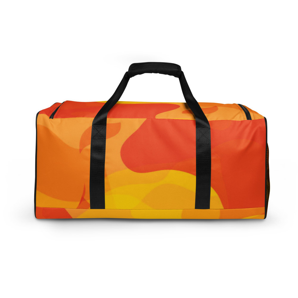 Outrageous Orange Gradients Duffle bag