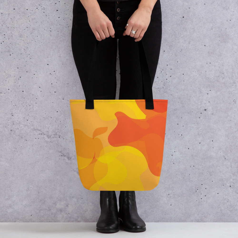 Outrageous Orange Gradients Tote bag